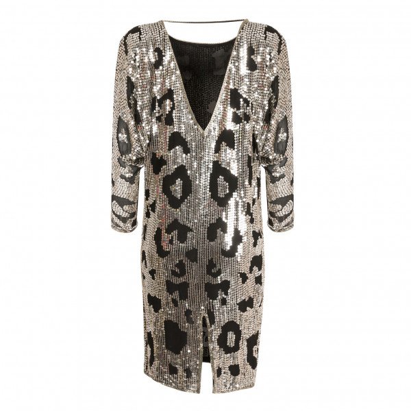 Vintage Couture Sequin Tunic Dress