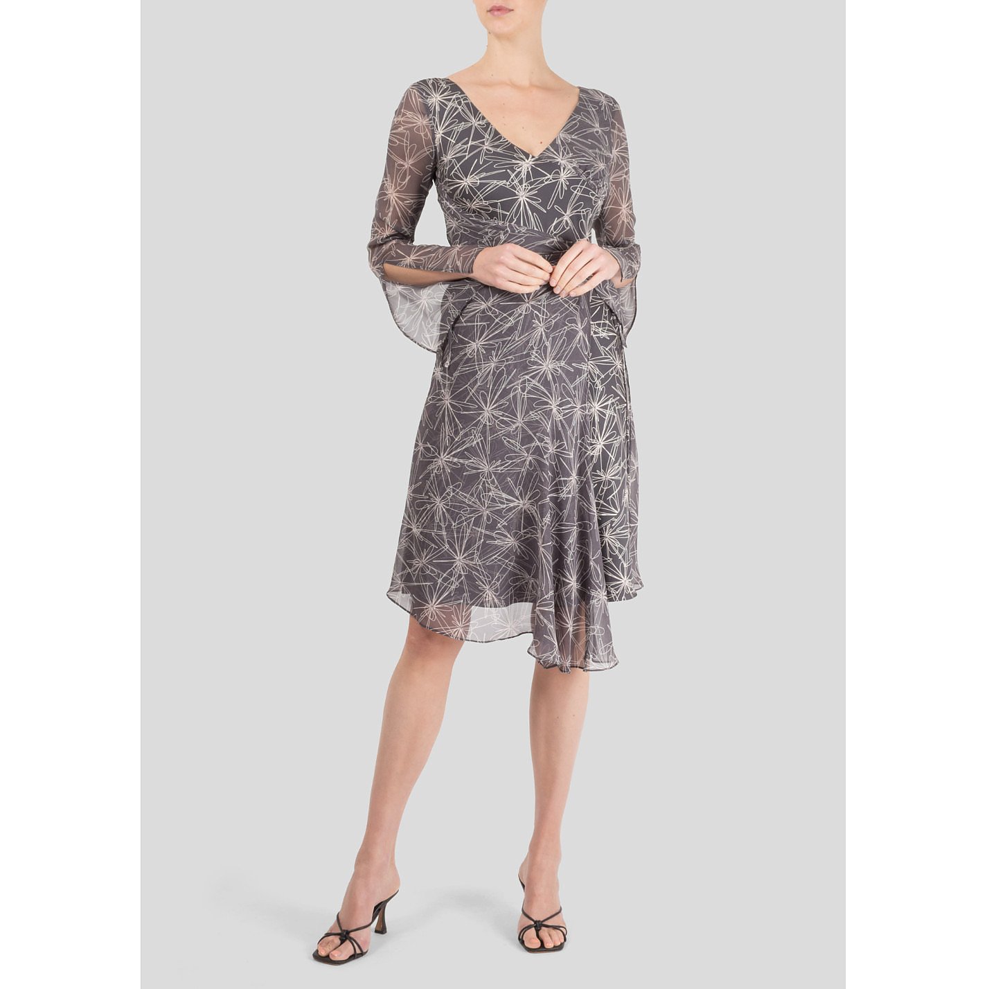 Diane von Furstenberg Printed Silk-Blend Dress