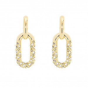 【Jimmy Choo】JC Star Drop Earrings Jimmy Choo Jc Star Drop Earring Silver-Finish Metal Crystal