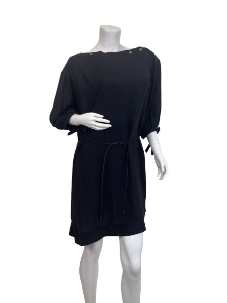 Louis Vuitton Black Boat Neck Blouse