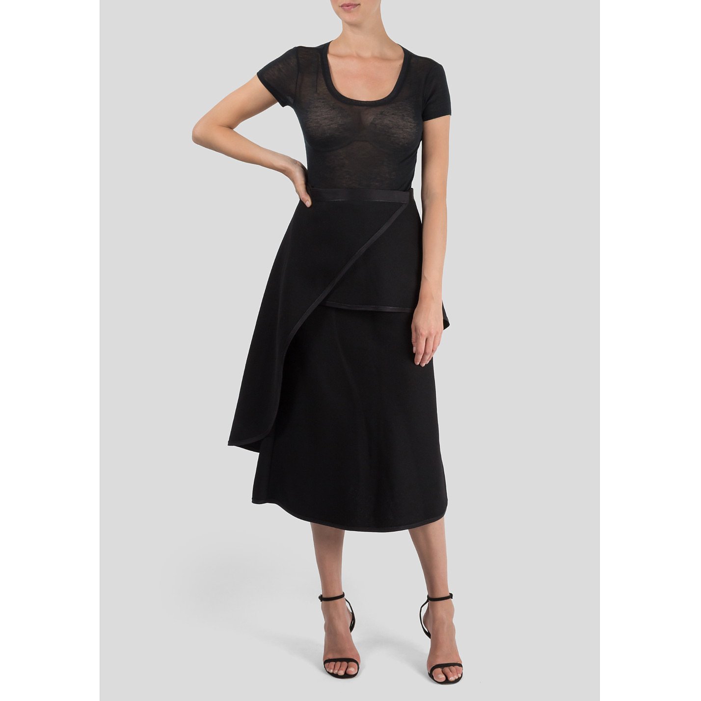 CÉLINE Layered Skirt