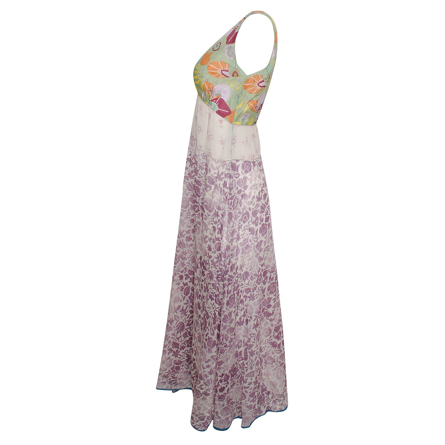 Marni Contrast Print Maxi Dress