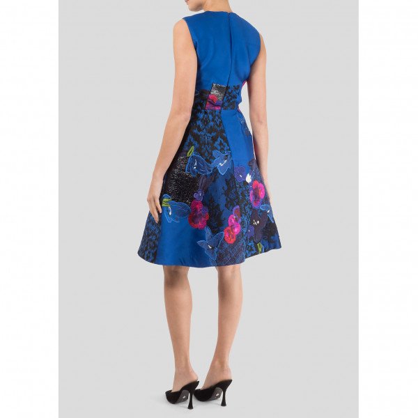 Erdem Tessa Embroidered Skater Dress