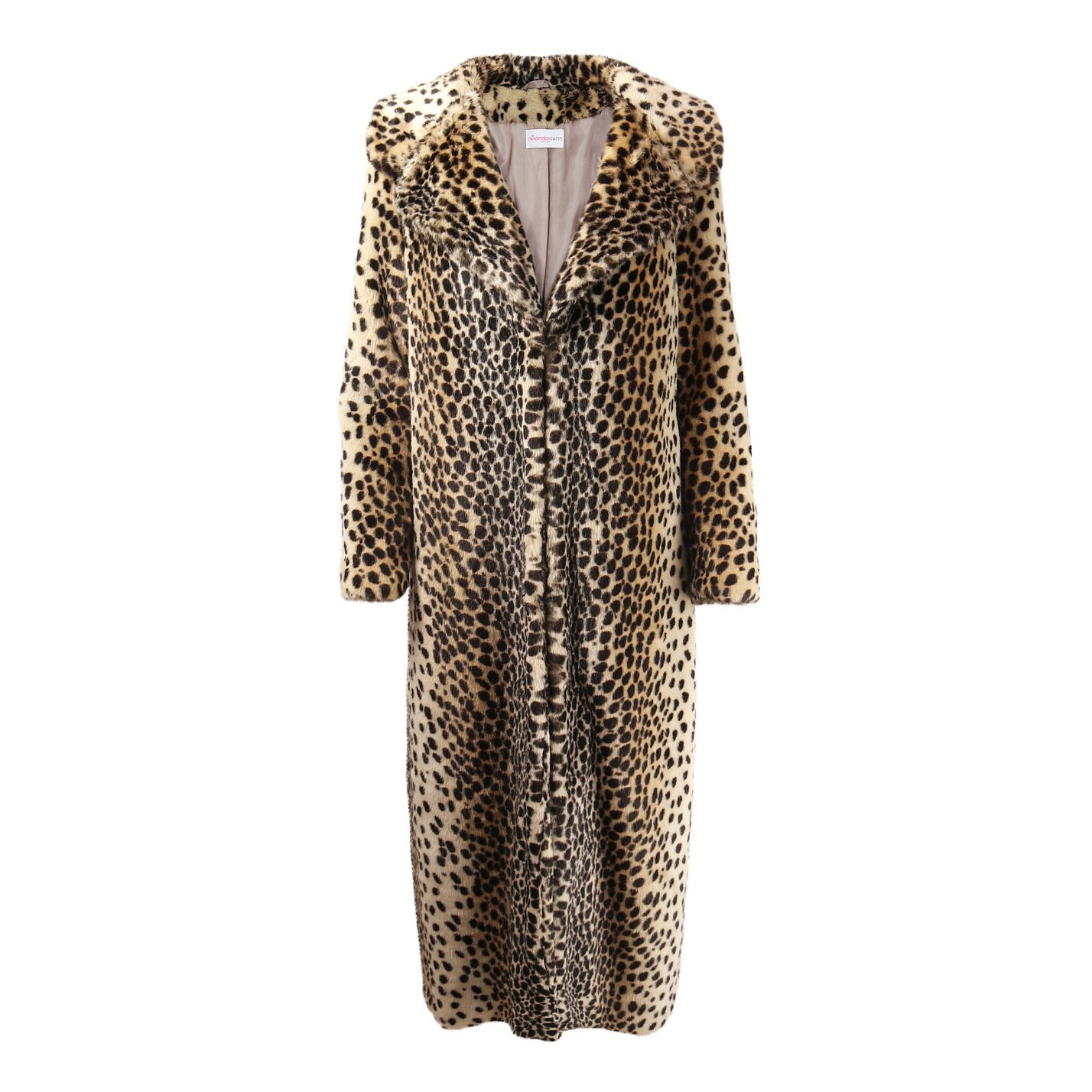 full length leopard coat