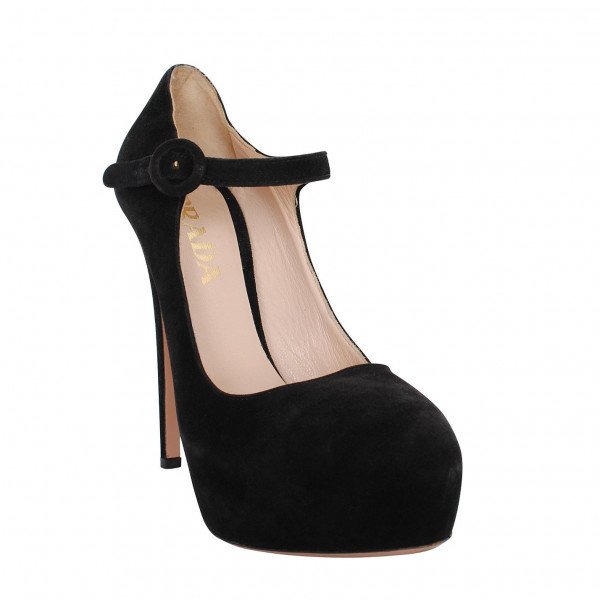 PRADA Suede Platform Pumps