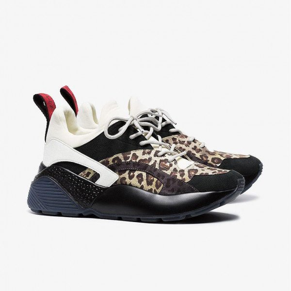 Stella McCartney Eclypse Leopard Sneakers