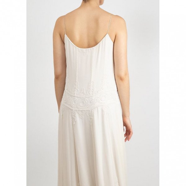 Bamford Strappy Beaded Midi Dress