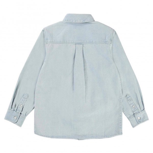 Molo Kids Reex Shirt in Light Washed Blue