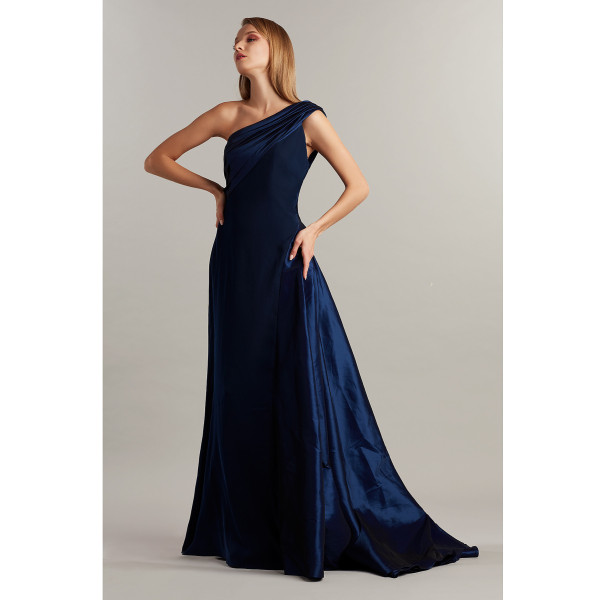 Tadashi navy outlet gown