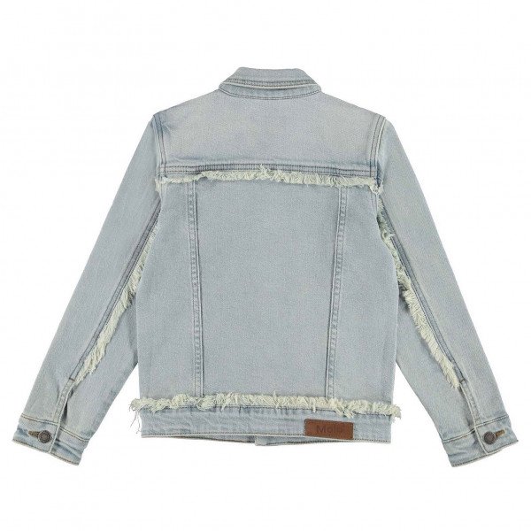 Molo Kids Hattie Jacket in Light Tinted Blue