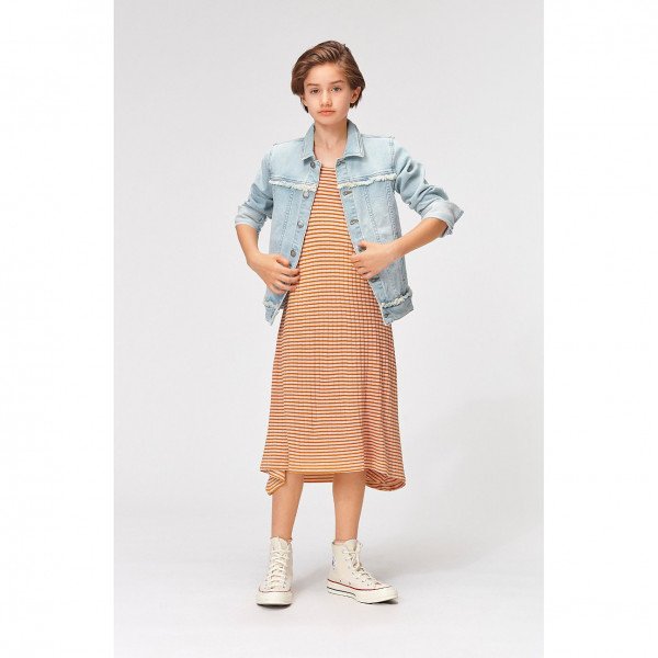 Molo Kids Hattie Jacket in Light Tinted Blue