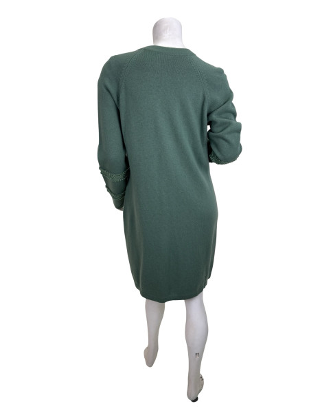 CHANEL Chanel Green Cashmere Cardigan