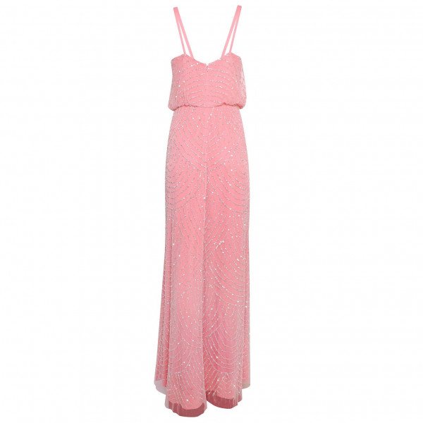 Adrianna Papell Beaded Maxi Gown