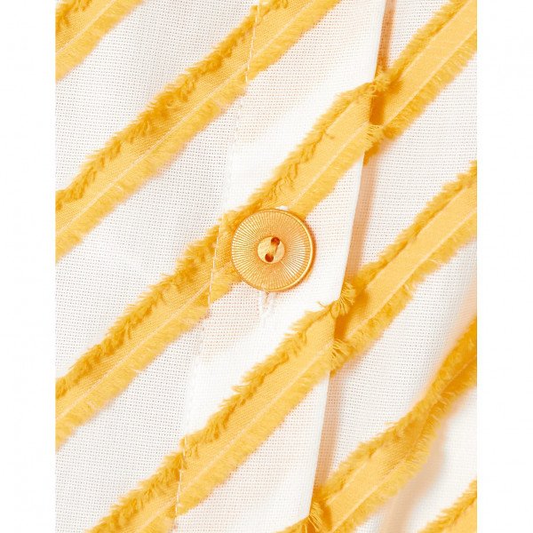 Evi Grintela Iris Belted Striped Cotton-Voile Maxi Dress