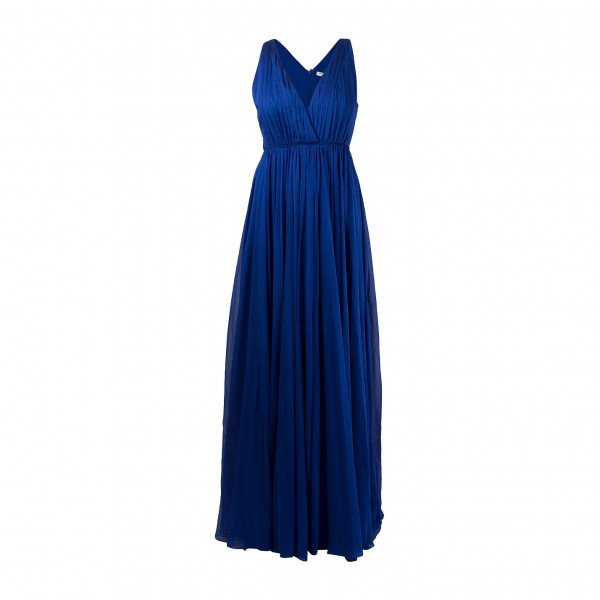 Halston V-Neck Gown