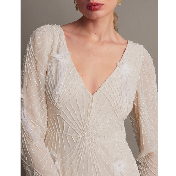 Monsoon Florence Embellished Bridal Dress