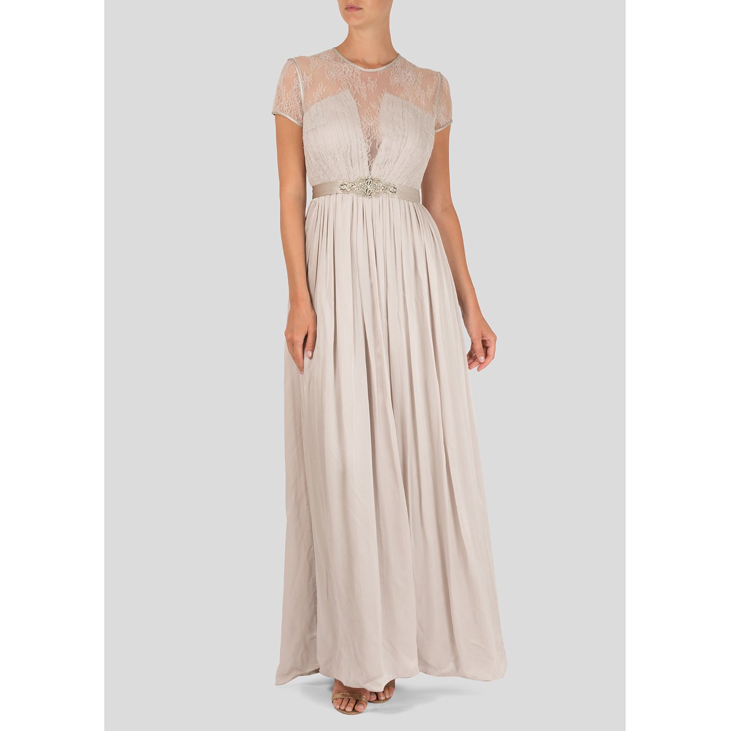 Catherine Deane Lace And Silk Gown