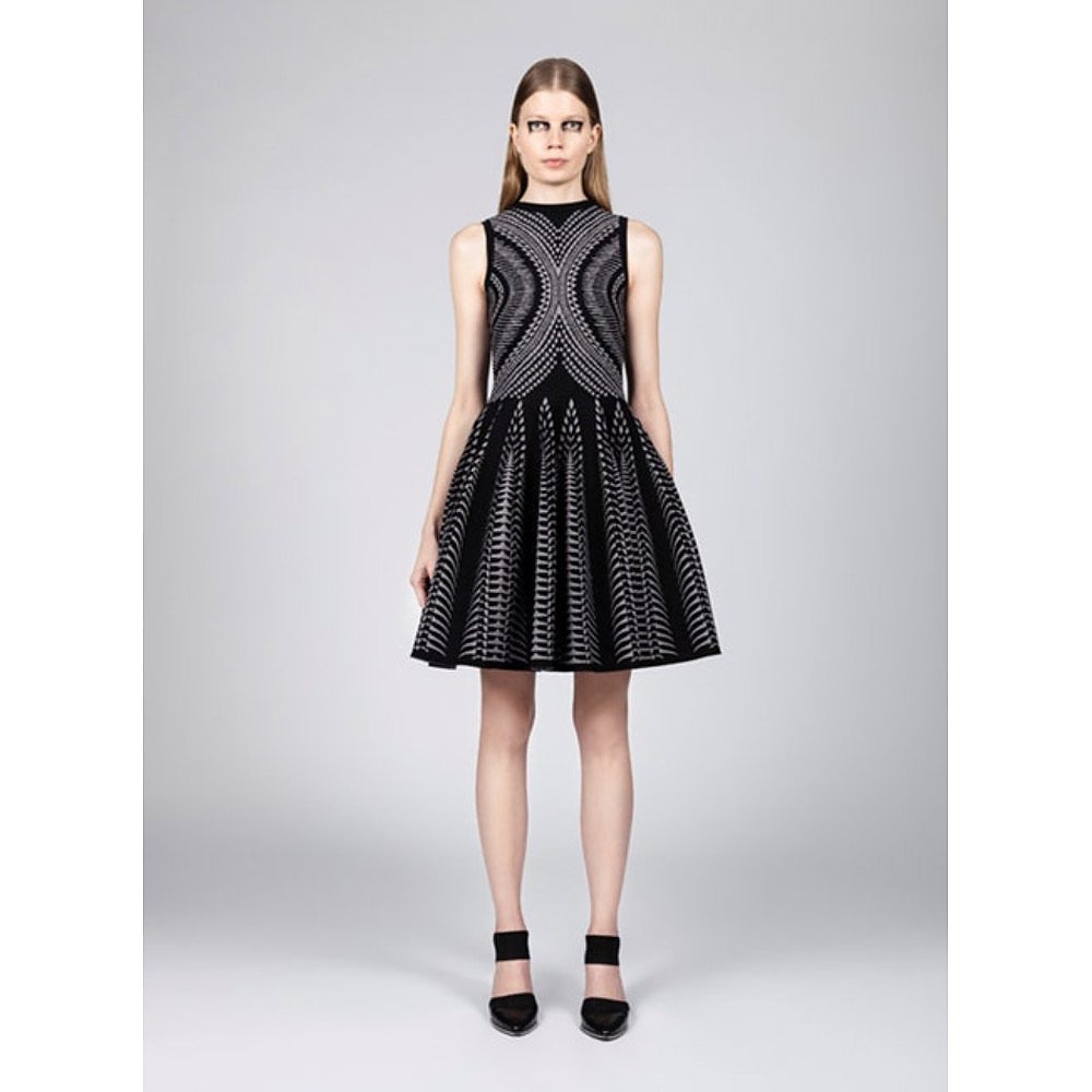 Manuel Facchini Knitted Fit And Flare Dress