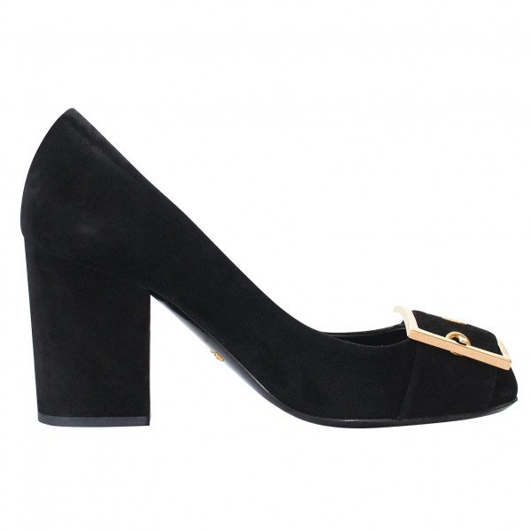 Gucci hot sale suede pumps