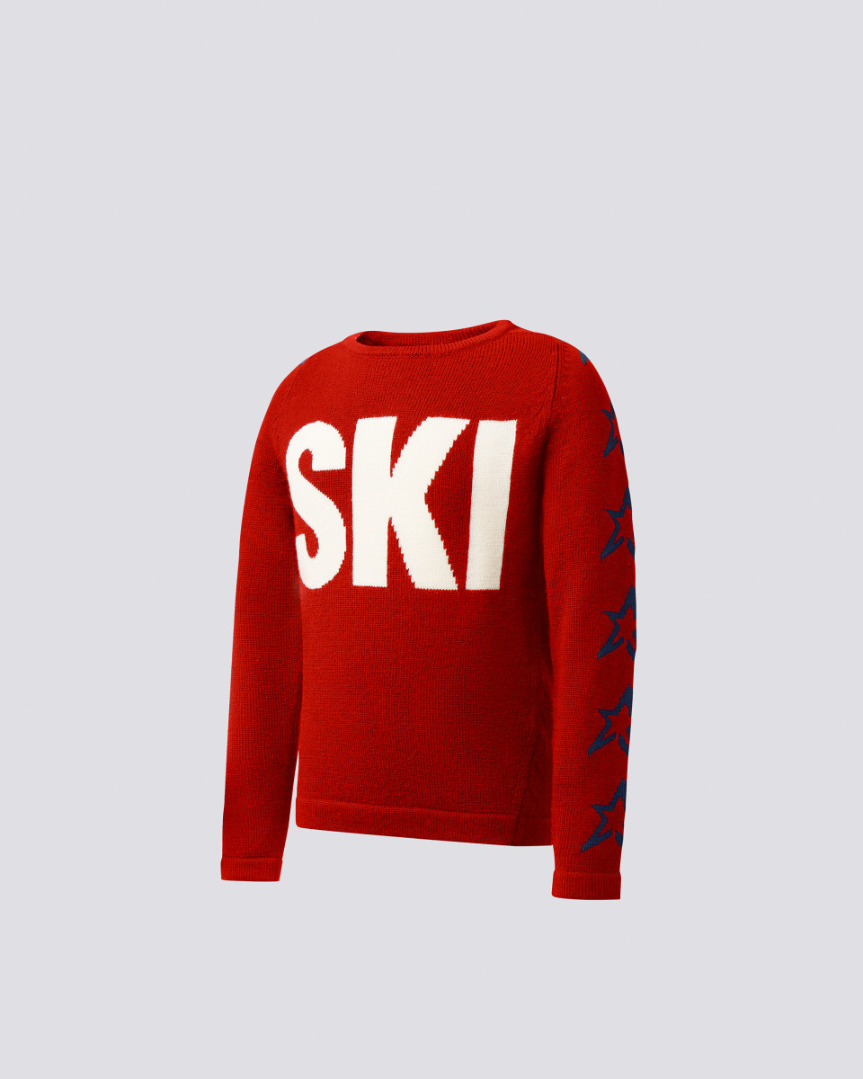 Perfect Moment Kids Ski Sweater II Red