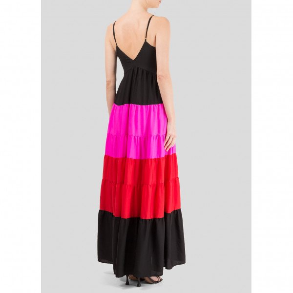 Julie Brown Colour Block Maxi Dress