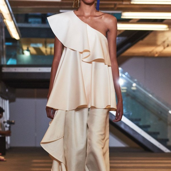 Solace London One-Shoulder Top