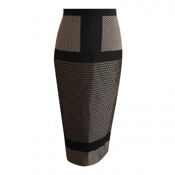 Amanda Wakeley Metallic Pencil Skirt