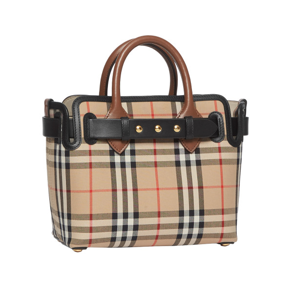Burberry The Mini Vintage Check Triple Stud Belt Bag