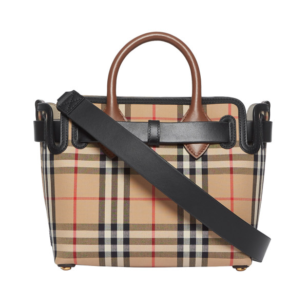 Burberry The Mini Vintage Check Triple Stud Belt Bag