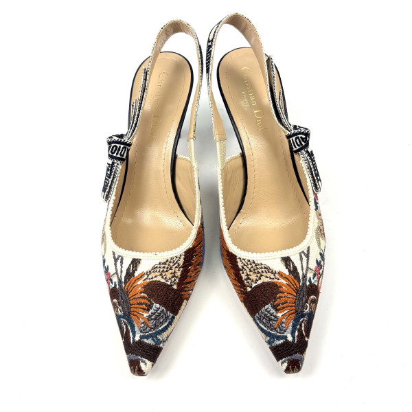 Dior J'Adior Floral Slingback Pump