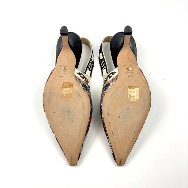 Dior J'Adior Floral Slingback Pump