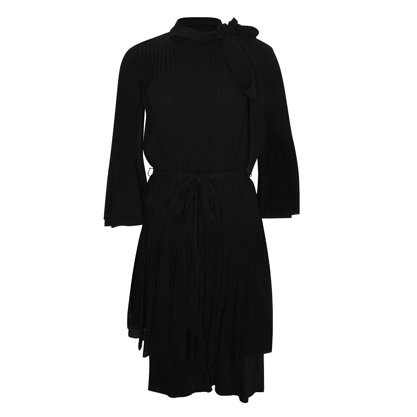 Temperley London Pleated Pussybow Dress