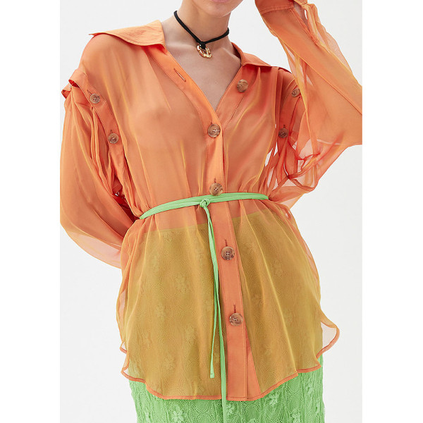Rejina Pyo Carina Silk Chiffon Shirt