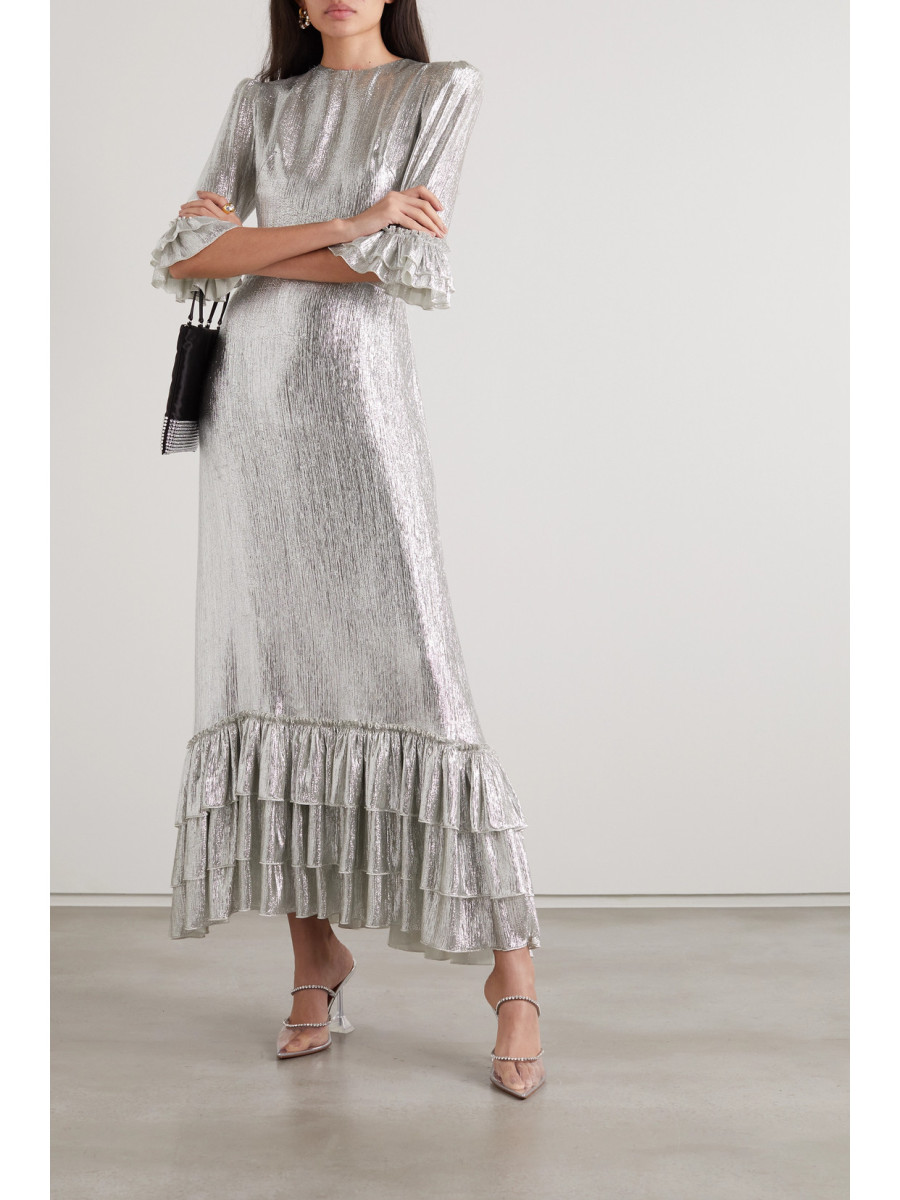 The Vampire's Wife Cinderella Wool Lame Dress