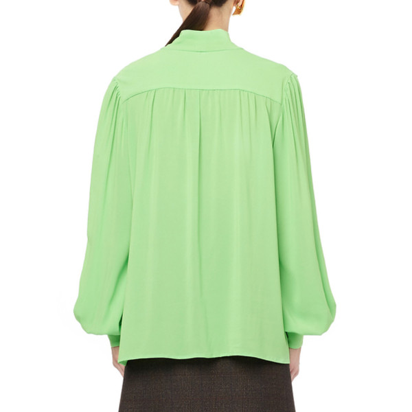 Balenciaga Bow Tie Blouse