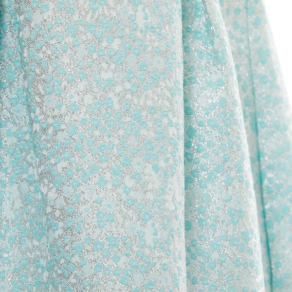 Marie-Chantal Effie Mint Jacquard Dress