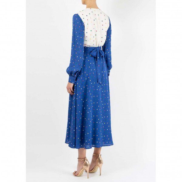 Dhela Embroidered Midi Dress