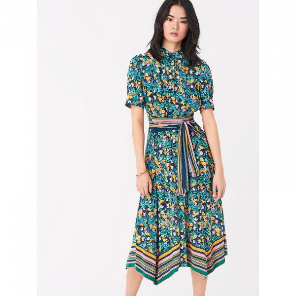 Diane von Furstenberg Kendyl Belted Midi Dress