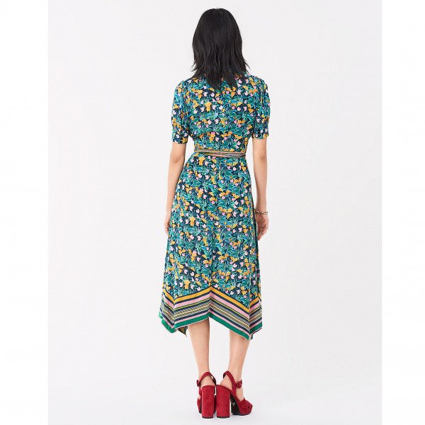 Diane von Furstenberg Kendyl Belted Midi Dress