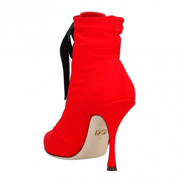 Rent Buy DOLCE GABBANA Jersey Ankle Boots MY WARDROBE HQ