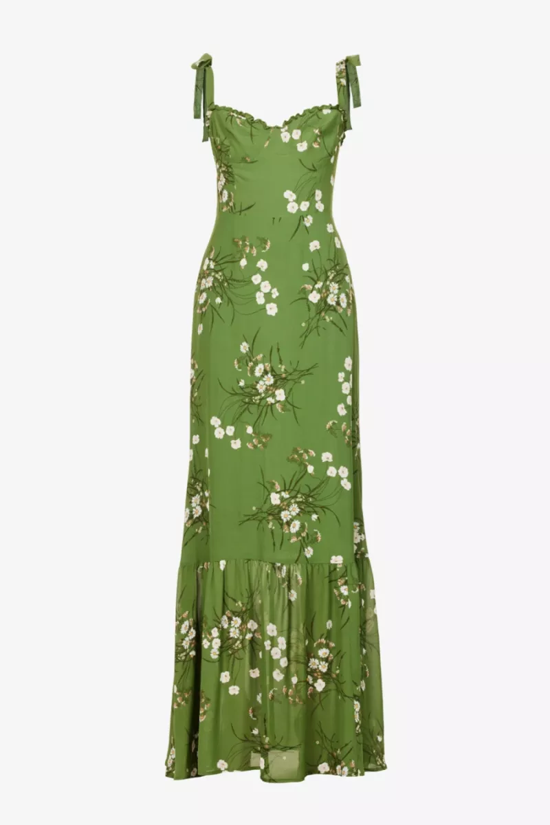 Reformation Jasen floral print crepe maxi