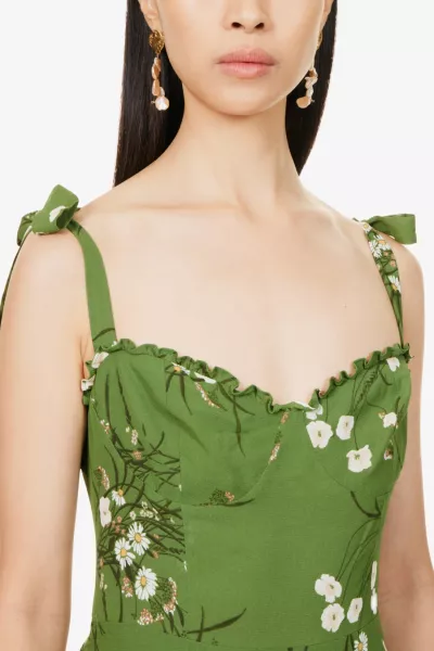 Reformation Jasen floral print crepe maxi