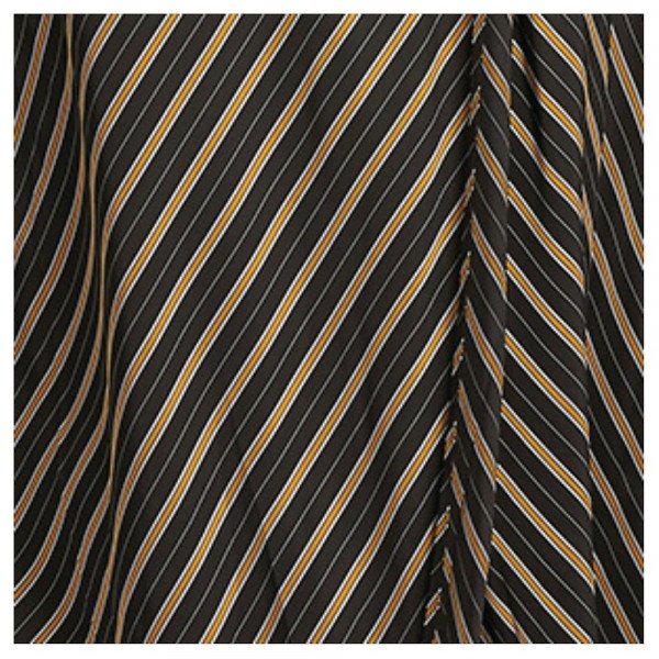 Ganni Stripe Print Wrap Dress