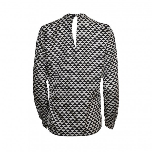 By Malene Birger Geometric Print Blouse