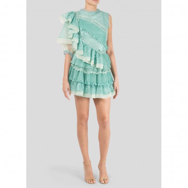 Bora Aksu Ruffle Mini Dress