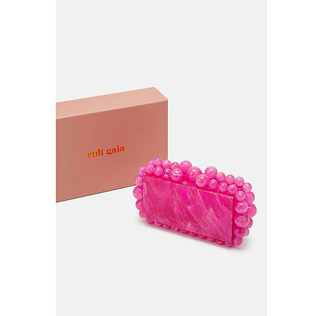 cult gaia ピンク クラッチバッグ 元箱付き Cult Gaia Eos Clutch Bag | Pink | FARFETCH