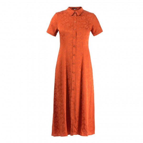 Alexa Chung Floral Embroidered Shirt Dress