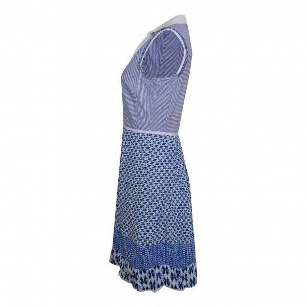 Caractère Sleeveless Patterned Shirt Dress