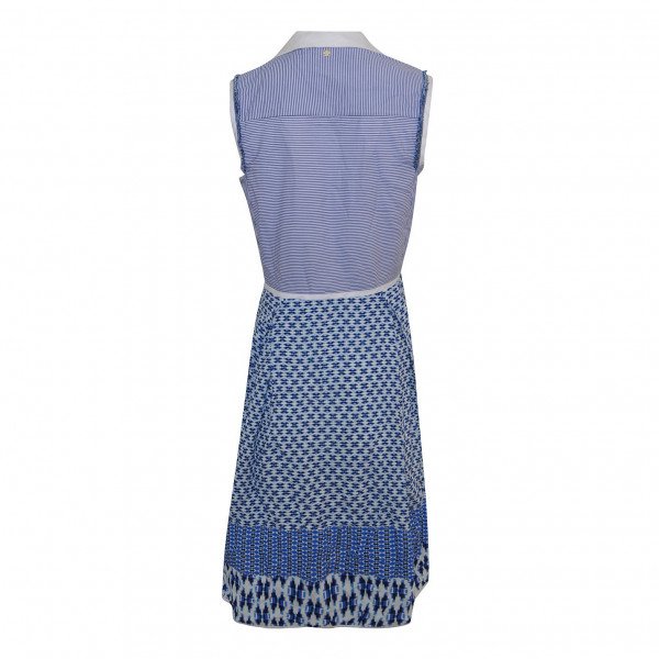 Caractère Sleeveless Patterned Shirt Dress