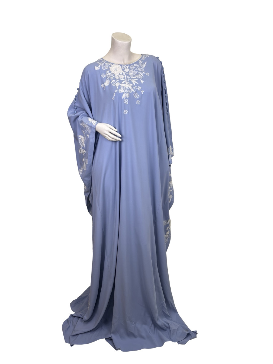 Oscar De La Renta Embroidered Kaftan